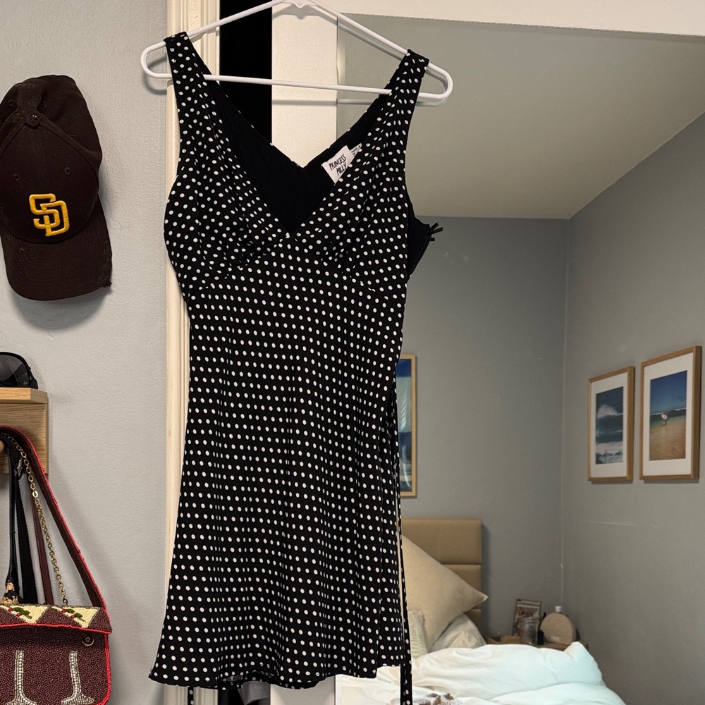 Princess Polly Black and White Mini Dress